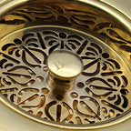Bidbury & Co 3.5" Traditional Waste — Polished Brass