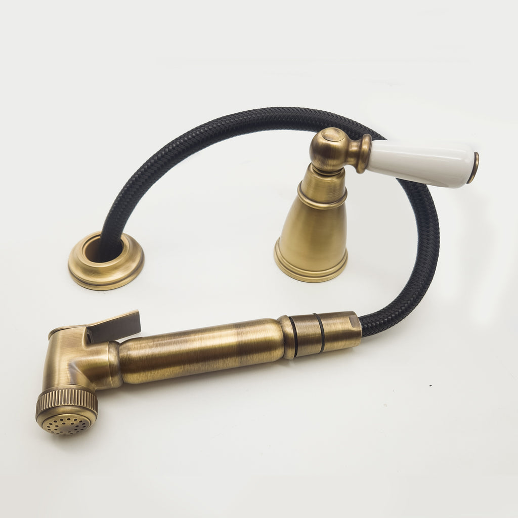 Bidbury & Co Taynton Kitchen Tap — Patinated Brass