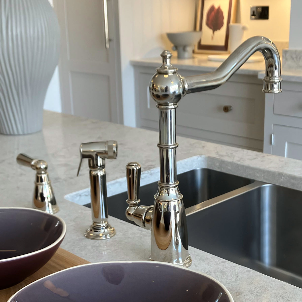 Bidbury & Co Stanton Kitchen Tap — Polished Nickel