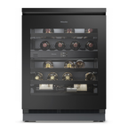 Miele KWTUS7074 F obsw Wine Cooler in Tinted Glass – front view