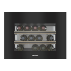 Miele KWT7112 iG obbl Wine Cooler in Obsidian Black – front view