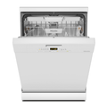 Miele G5611 SC Freestanding Dishwasher in White – front view