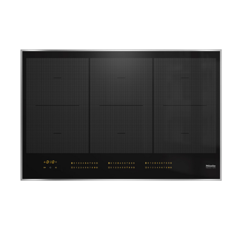 Miele KM7575FR Induction Hob in Ss Frame (Narrow) – front view