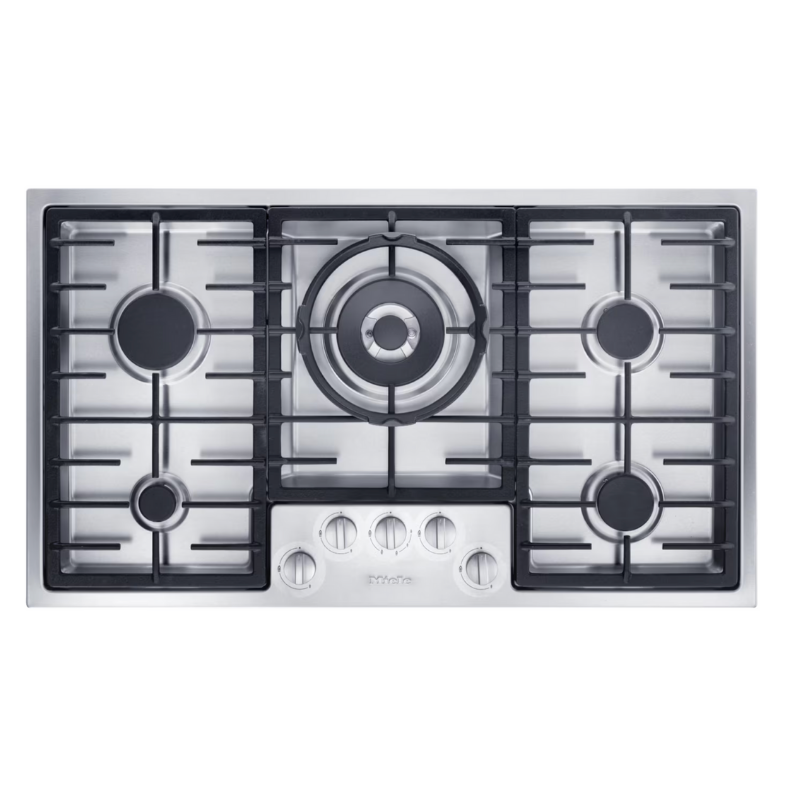 Miele KM2354-1 Gas Hob in Ss Frame – front view