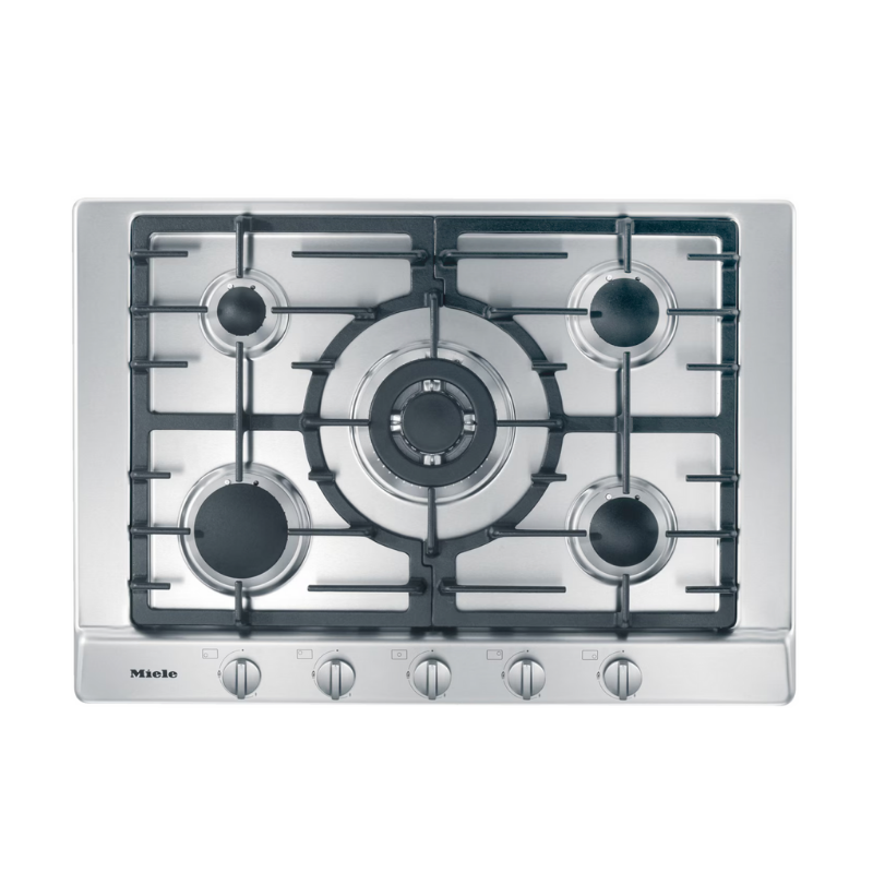 Miele KM 2032 Gas Hob in Ss Frame – front view