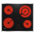 Miele KM 6520 FR Ceramic Hob in Ss Frame – front view