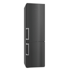 Miele KFN4795 AD bst Fridge Freezer in Black Steel – front view