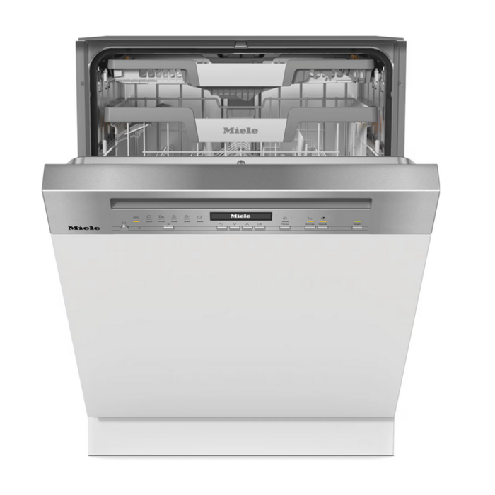 Miele G7210 Sci Clst Integrated Dishwasher in Cleansteel – front view