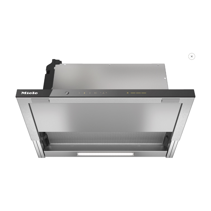 Miele DAS 4630 OBBL Cooker Hood in Obsidian Black – front view
