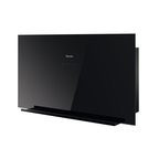 Miele DA 9092 W Cooker Hood in Obsidian Black – front view