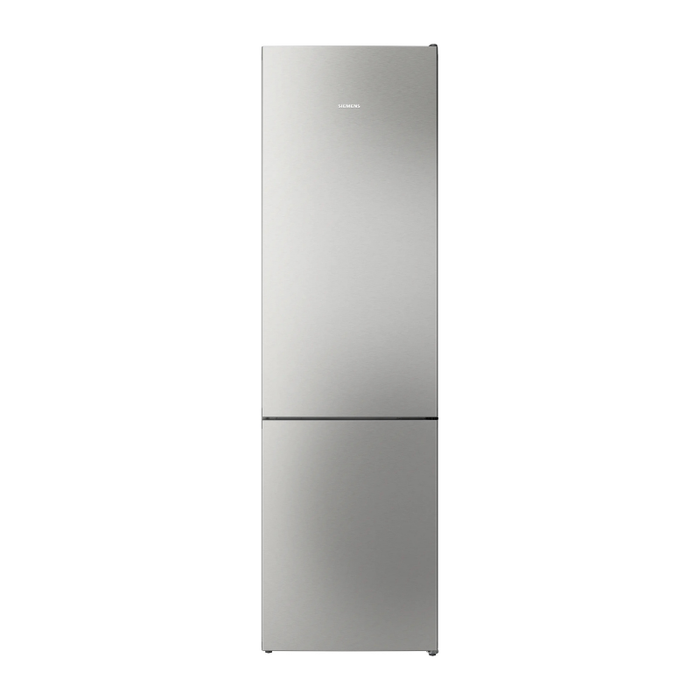 Siemens iQ300 Free-standing fridge-freezer with freezer at bottom 203 x 60 cm Brushed steel KG39NVIBG