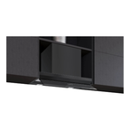 Siemens iQ700 Integrated Design Hood 60 cm clear glass black printed, Matt black LJ68BET60B