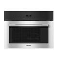 Miele DG2740 Steam Oven in CleanSteel – front view