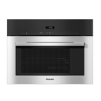 Miele DG2740 Steam Oven in CleanSteel – front view