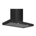 Siemens iQ300 Wall-mounted cooker hood 90 cm Matt black LC95BCC60B