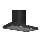 Siemens iQ300 Wall-mounted cooker hood 90 cm Matt black LC95BCC60B
