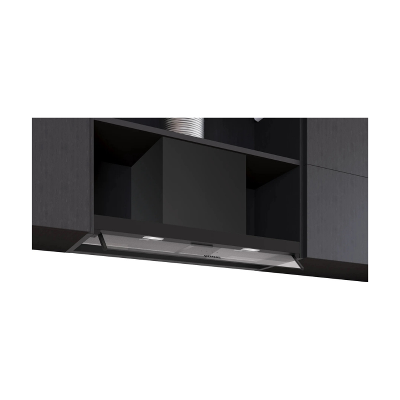 Siemens iQ300 Integrated Design Hood 80 cm clear glass, Matt black LJ85BCC60B