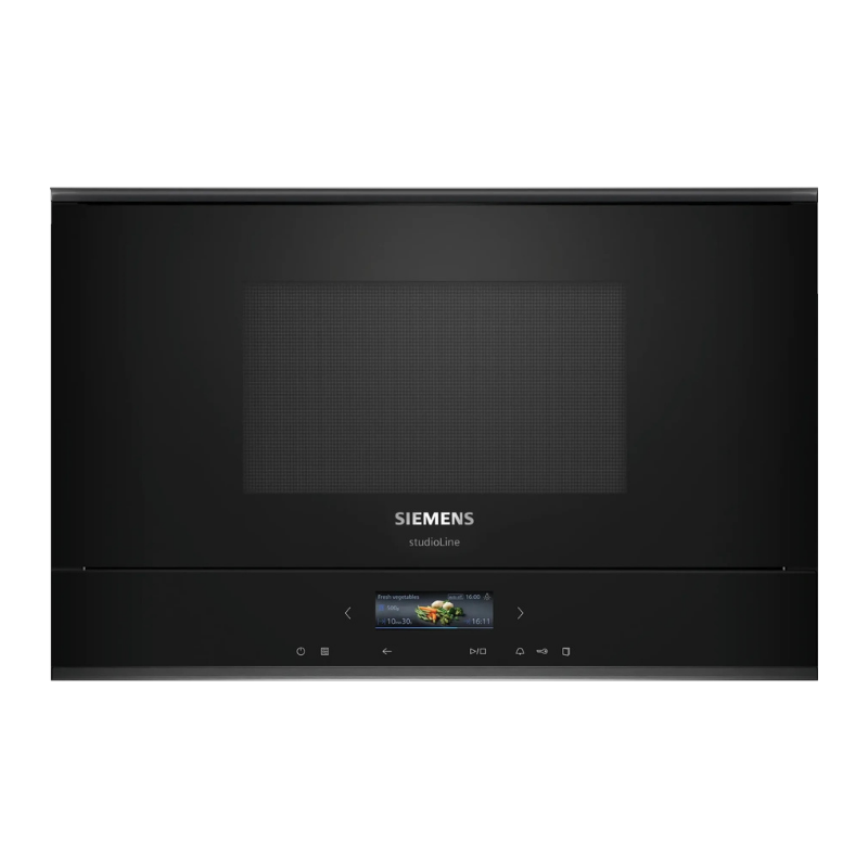 Siemens iQ700 Built-in microwave oven Black BF922L1B1B