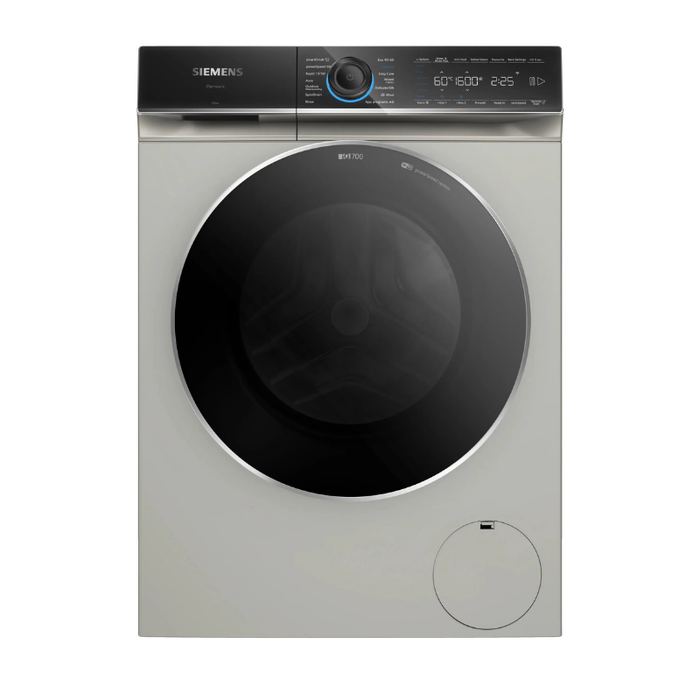 Siemens iQ700 Washing machine, front loader 11 kg max. 1600 rpm, Silver inox WG66B2AXGB
