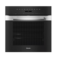 Miele H7262BP EDST Campaign Model Single Oven in CleanSteel – front view