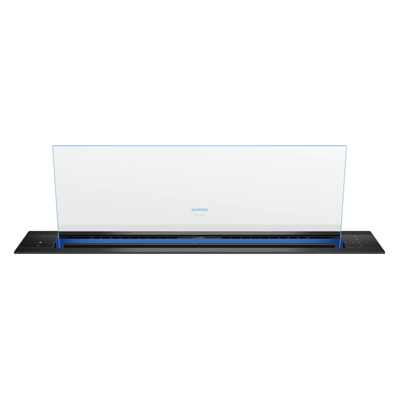 Siemens iQ700 Downdraft hood 90 cm clear glass, Black LD98WMM66