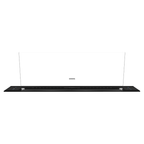 Siemens iQ700 Downdraft hood 90 cm clear glass, Black LD98WMM60B