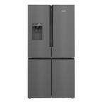 Siemens iQ700 Multi Door American Fridge Freezer 183 x 90.5 cm Brushed black steel antiFingerprint, Total noFrost KF96DPXEA