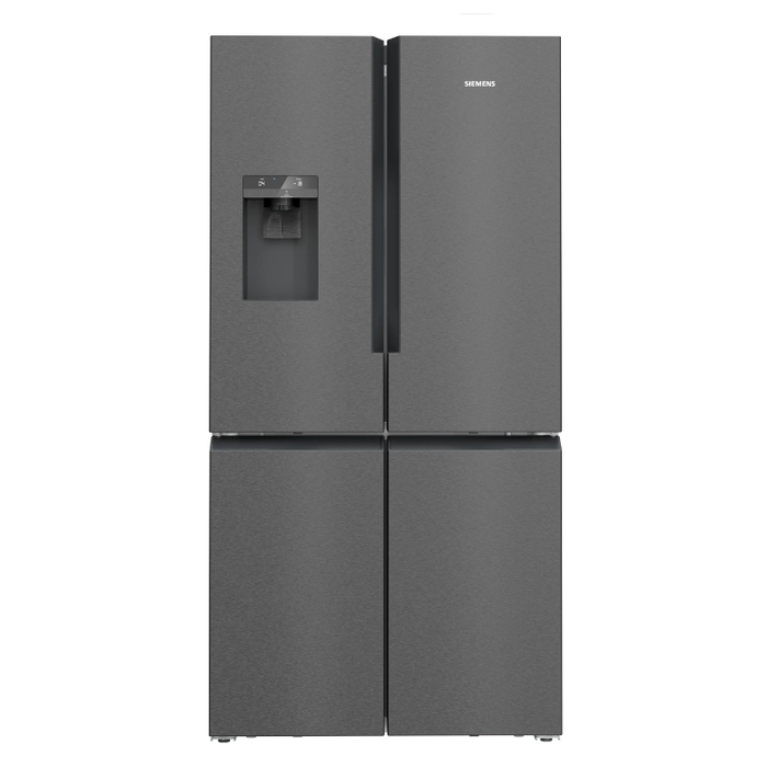 Siemens iQ700 Multi Door American Fridge Freezer 183 x 90.5 cm Brushed black steel antiFingerprint, Total noFrost KF96DPXEA