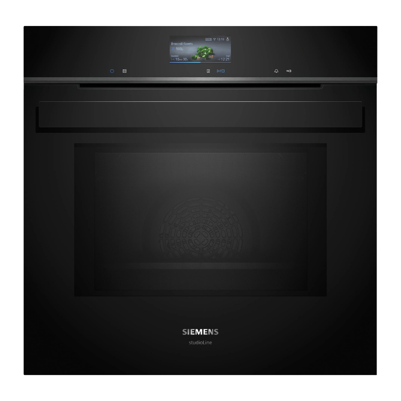 Siemens iQ700 Built-in oven with microwave function 60 x 60 cm Black HM976GMB1B