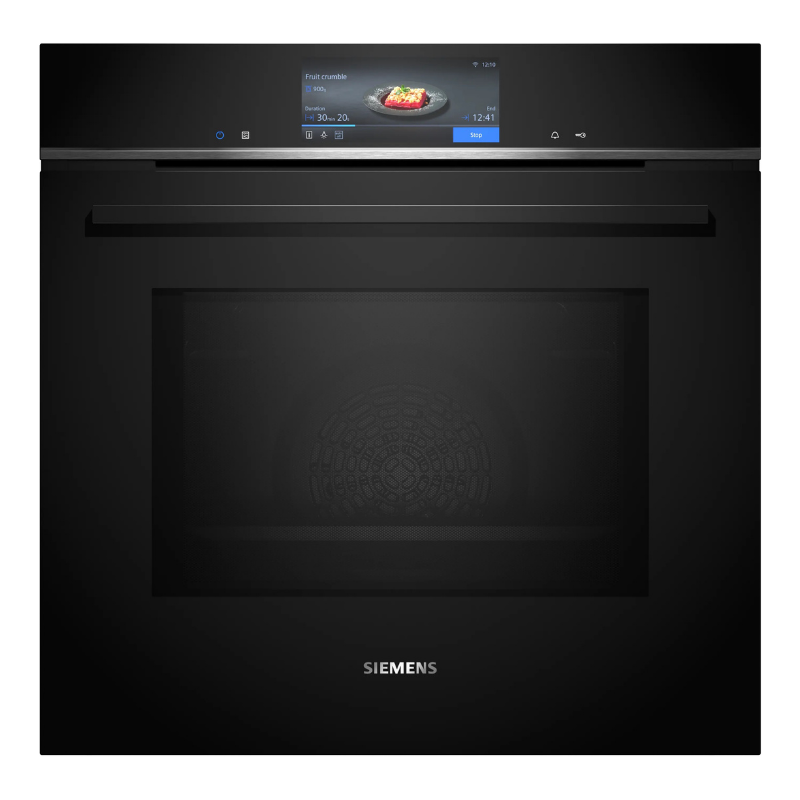 Siemens iQ700 Built-in oven with microwave function 60 x 60 cm Black HM778GMB1B