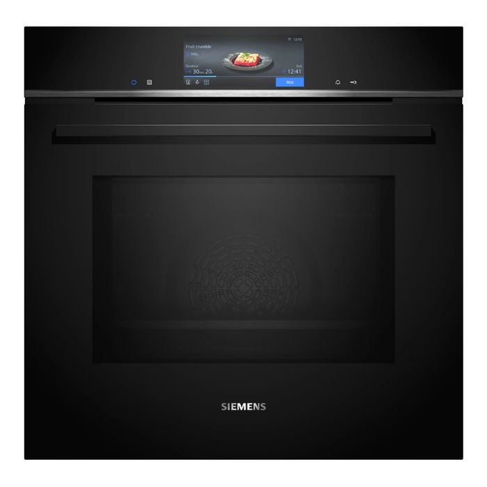 Siemens iQ700 Built-in oven with microwave function 60 x 60 cm Black HM778GMB1B