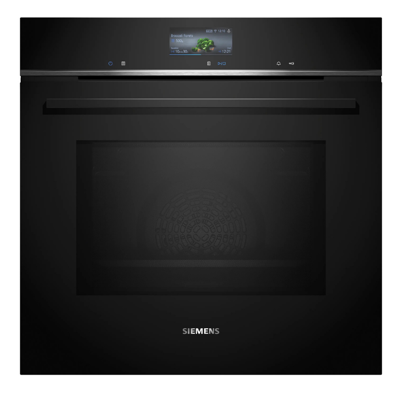 Siemens iQ700 Built-in oven with microwave function 60 x 60 cm Black HM776G1B1B
