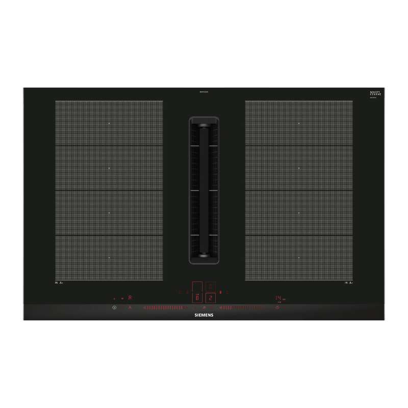 Siemens iQ700 Induction hob with integrated ventilation system 80 cm surface mount with frame EX875LX67E