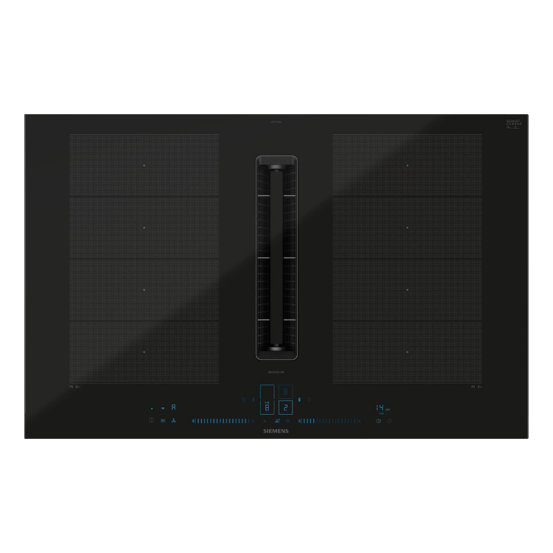 Siemens iQ700 Induction hob with integrated ventilation system 80 cm surface mount with frame EX870NX68E