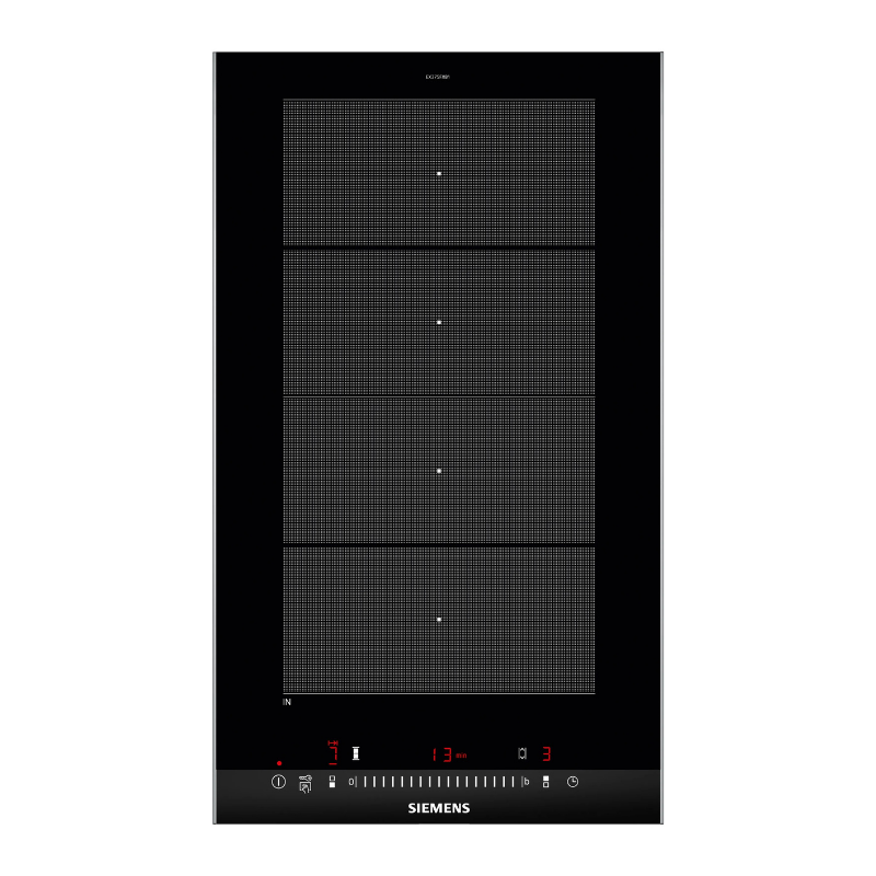 Siemens iQ700 Flex induction cooktop 30 cm surface mount with frame EX375FXB1E