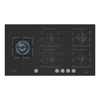 Siemens iQ700 Gas hob 90 cm Tempered glass, Black ER9A6SH40