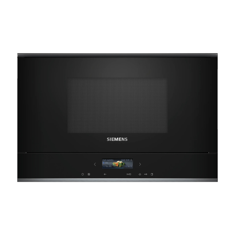 Siemens iQ700 Built-in microwave oven Black BF722L1B1B