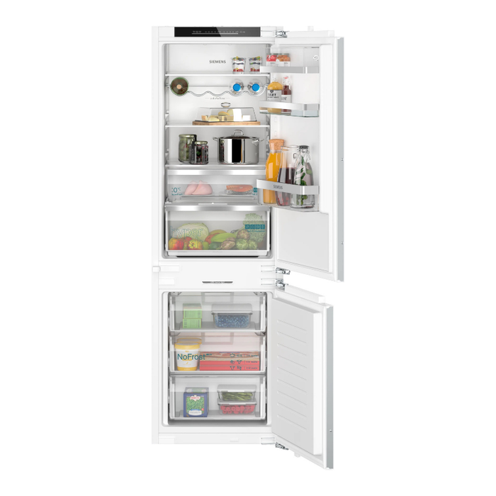 Siemens iQ500 Built-in fridge-freezer with freezer at bottom 177.2 x 55.8 cm soft close flat hinge KI86NADD0