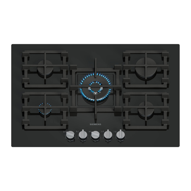 Siemens iQ500 Gas hob 75 cm Tempered glass, Black EP7A6QI40