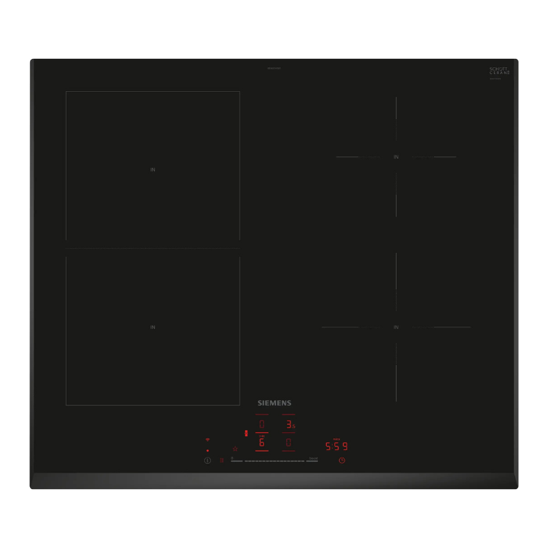 Siemens iQ500 Induction hob 60 cm surface mount without frame ED651HSB1E