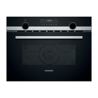 Siemens iQ500 Built-in microwave oven with hot air 60 x 45 cm Stainless steel CM585AGS1B