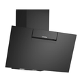 Siemens iQ300 Wall-mounted cooker hood 80 cm clear glass black printed, Black LC87KFN60B