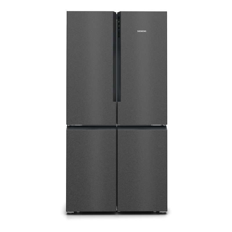 Siemens iQ300 Multi Door American Fridge Freezer 183 x 90.5 cm Brushed black steel antiFingerprint, Total noFrost KF96NAXEAG