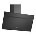 Siemens iQ100 Wall-mounted cooker hood 80 cm clear glass black printed, Black LC85KDK60B
