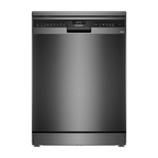 Siemens iQ500 Free-standing dishwasher 60 cm Brushed black steel anti-fingerprint SN25EC13CE