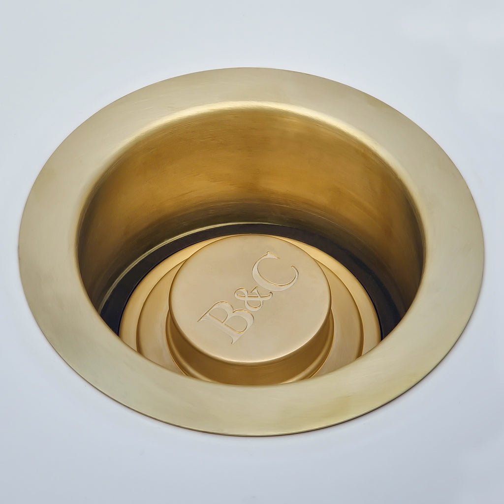 Bidbury & Co 3.5" Waste Adapter — Old English Brass