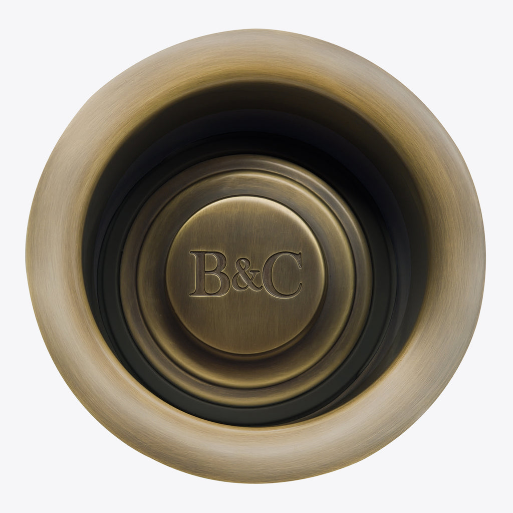 Bidbury & Co 3.5" Waste Adapter — Patinated Brass
