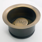 Bidbury & Co 3.5" Waste Adapter — Patinated Brass