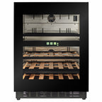 CELLA WBV36B-TO undercounter beverage centre – Black glass