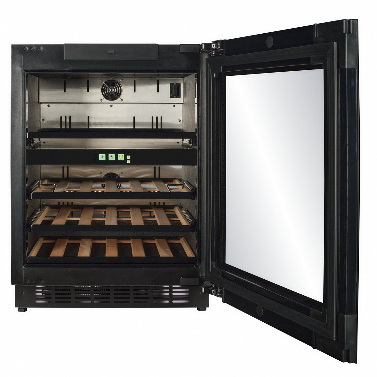 CELLA WBV36B-TO undercounter beverage centre – Black glass